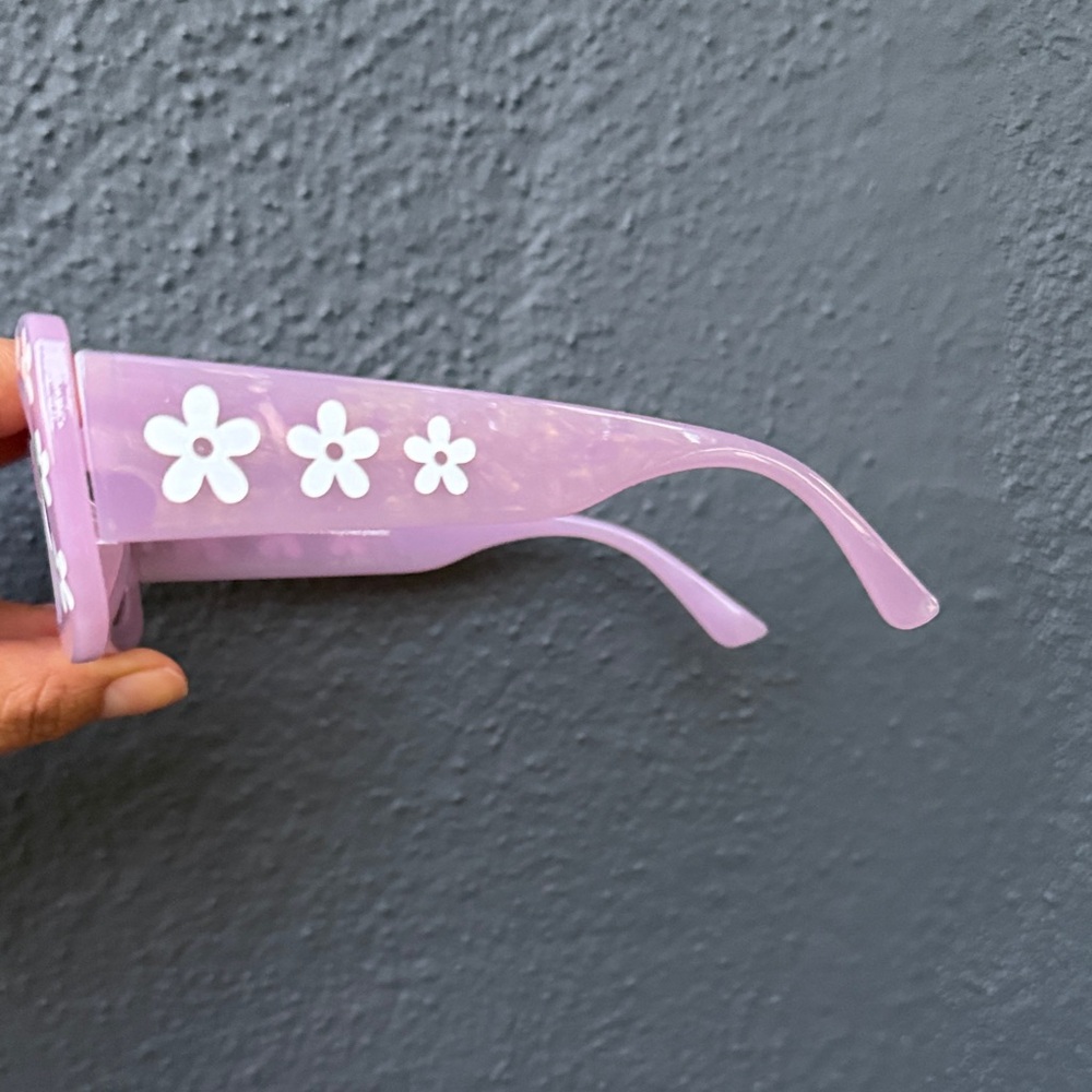 Target Kids Purple Flower Square Sunglasses - Picture 4 of 6